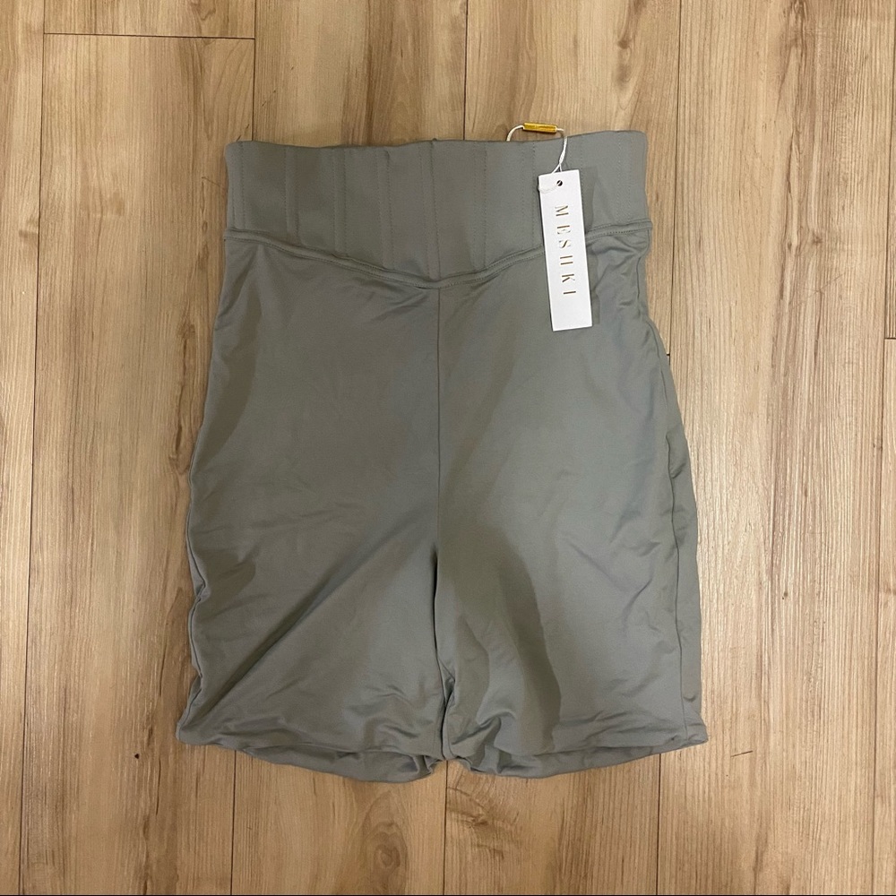 NWT Meshki Chaya High Waisted Boned Bike Short